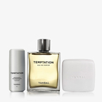Set Temptation Hombre: Eau de parfum + Jabón perfumado + deo Set Temptation Hombre: Eau de parfum + Jabón perfumado + deo