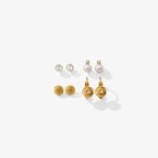 Set Aretes Doré Perlado Set Aretes Doré Perlado
