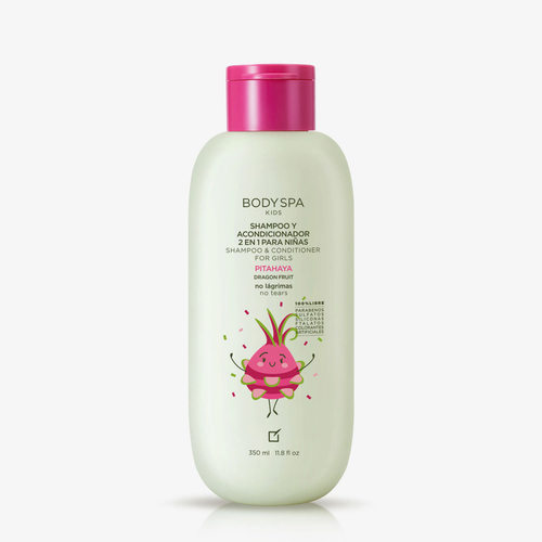 Shampoo y Acondicionador para Niñas Body Spa Pitahaya