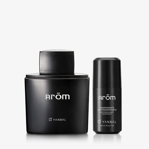 Set Arom: Eau de Parfum + Desodorante Antitranspirante