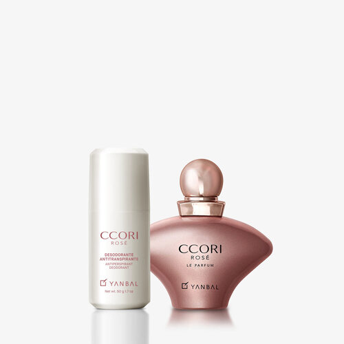 Set Ccori Rosé Perfume + Desodorante