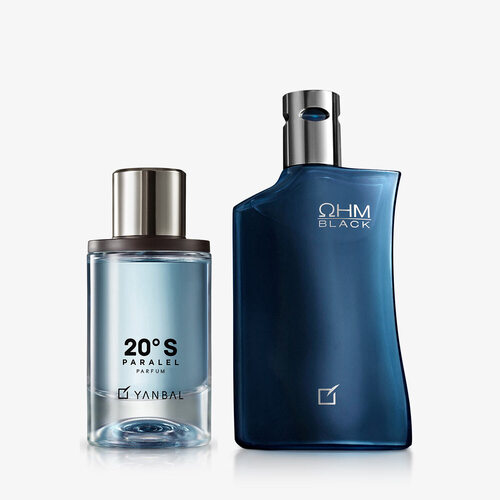 Masculine Perfumes Set: Ohm Black + 20S Paralel